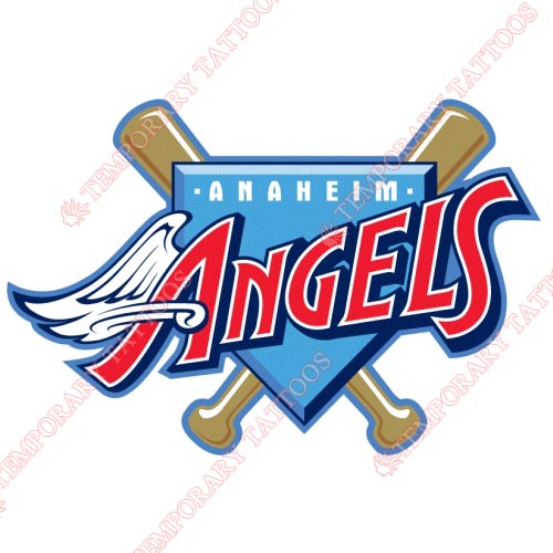 Los Angeles Angels of Anaheim Customize Temporary Tattoos Stickers NO.1652